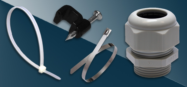 CORD GRIPS, CABLE TIES & ACCESSORIES